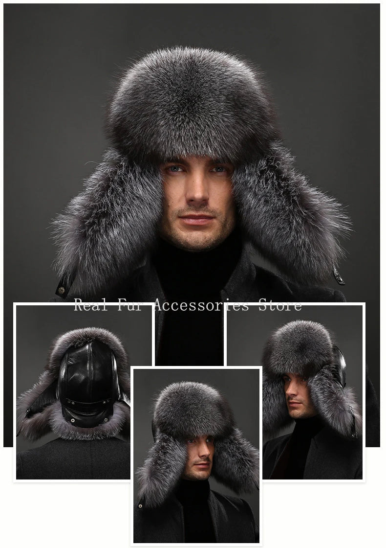 "Cappello Reale" – Fox Fur Lei Feng Hat By Enzo Bellari®
