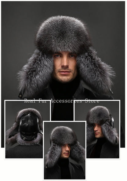 "Cappello Reale" – Fox Fur Lei Feng Hat By Enzo Bellari®