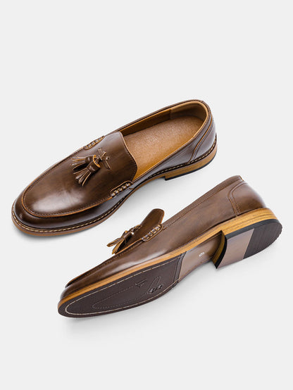 "Oro di Mare" – American Style Leather Loafers  By Enzo Bellari®