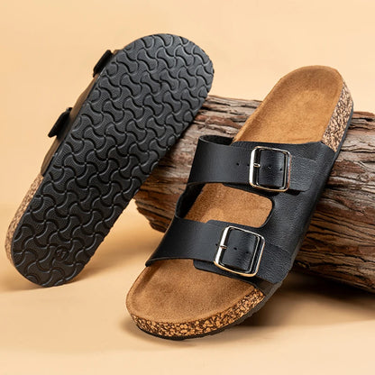 "Luna Dorata" – Unisex Cork Slippers By Enzo Bellari®