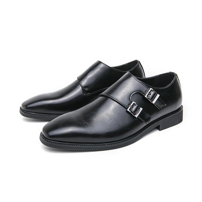 "Fior di Vento" – Classic Monk Leather ShoesBy Enzo Bellari®