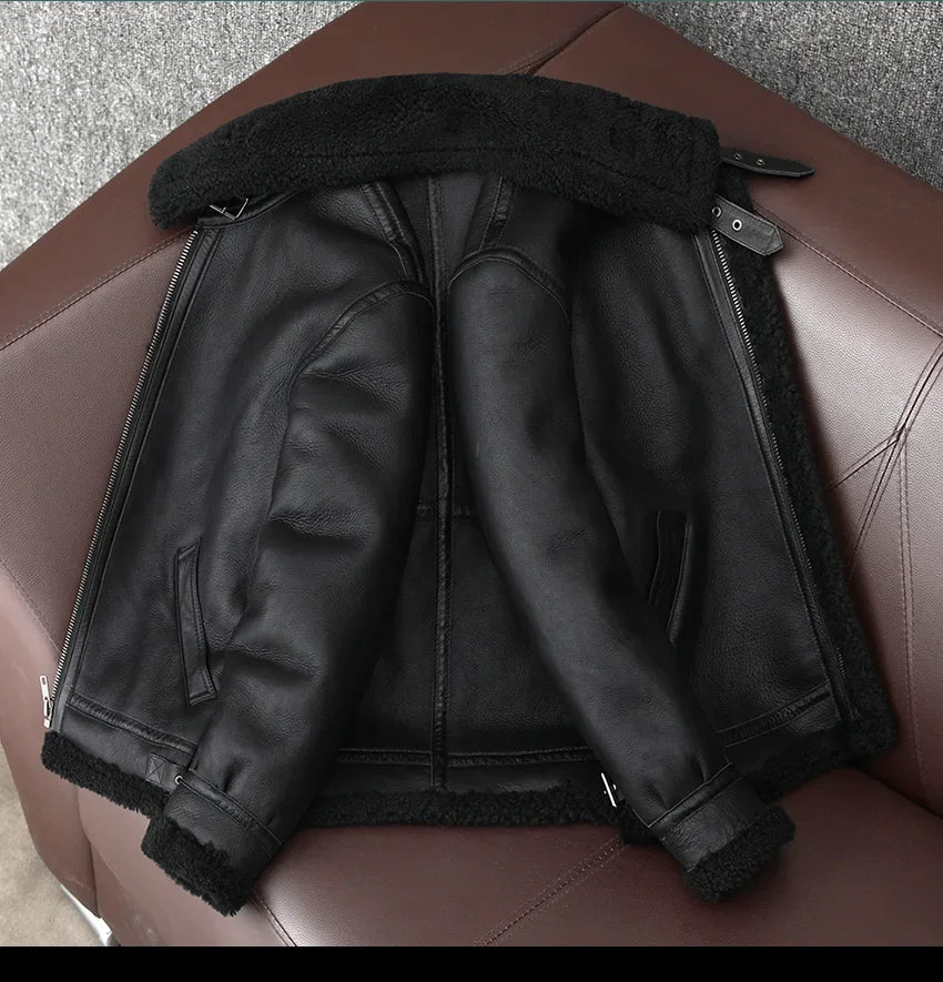 "Pelle di Cervo" – Sheepskin Fur Jacket By Enzo Bellari®