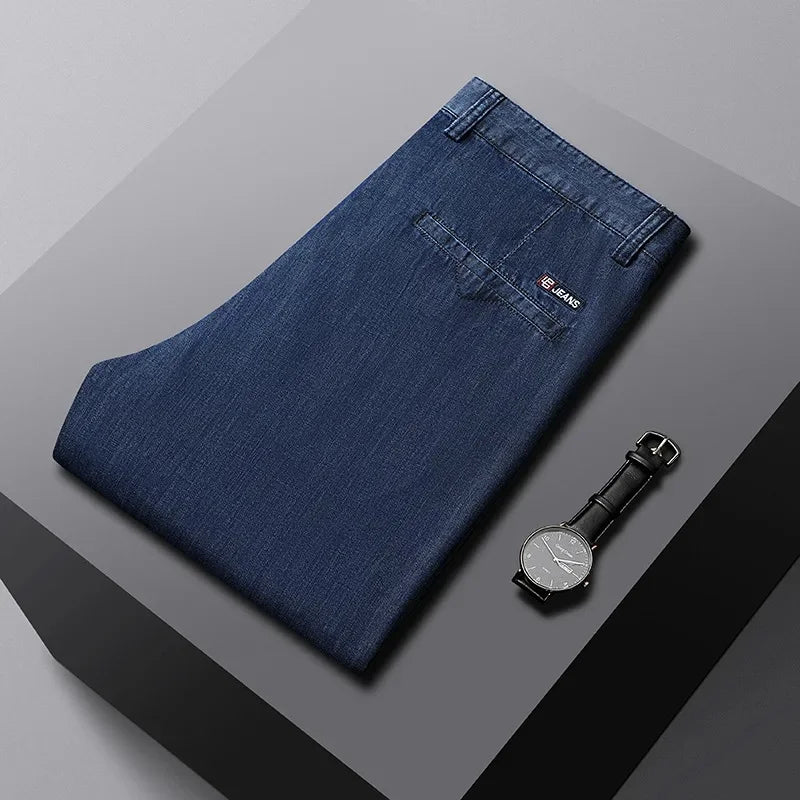 "Denim Estivo" – High-Waist Denim Trousers By Enzo Bellari®