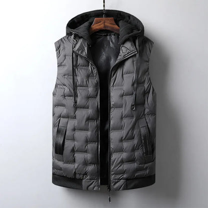 "Vera Luce" – Hooded Windproof Winter Vest By Enzo Bellari®