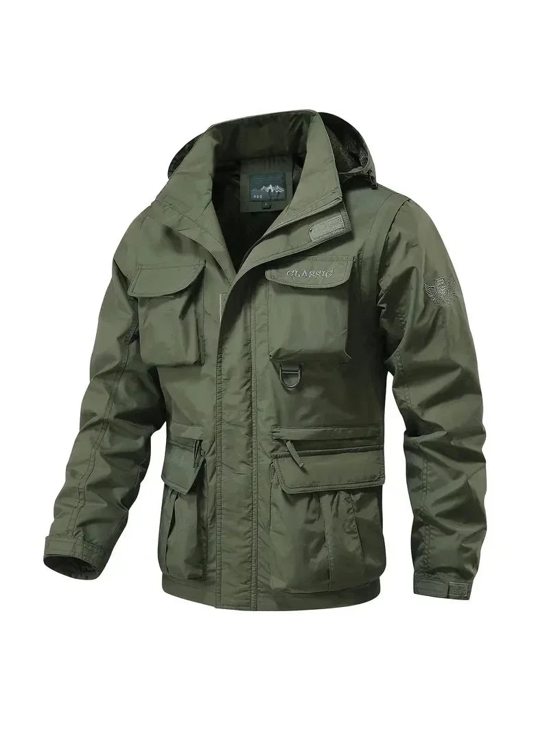 "Bello Sogno" – Casual Waterproof Cargo Jacket By Enzo Bellari®