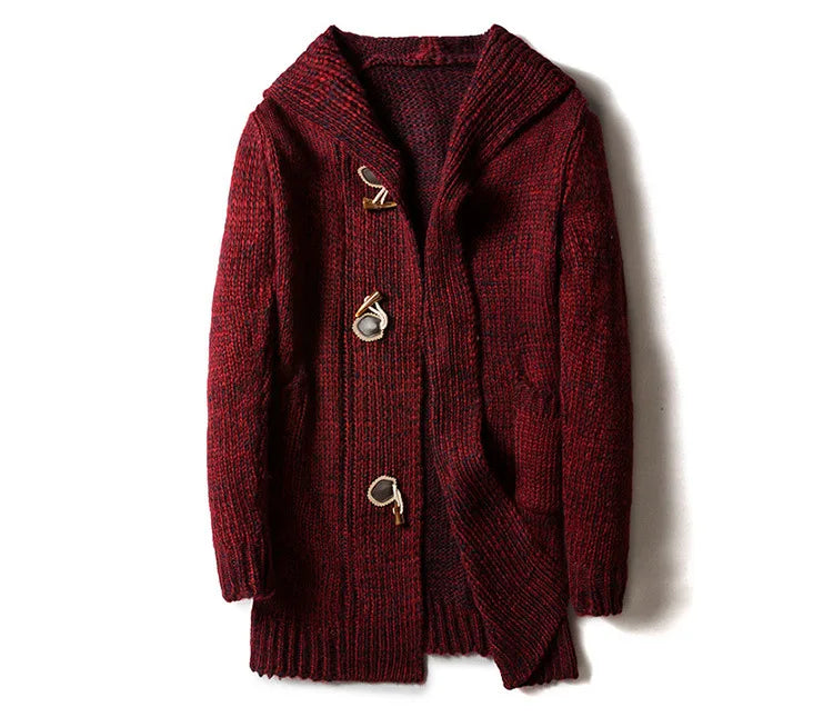 "Maglia Soffice" – Hooded Knit Sweater By Enzo Bellari®