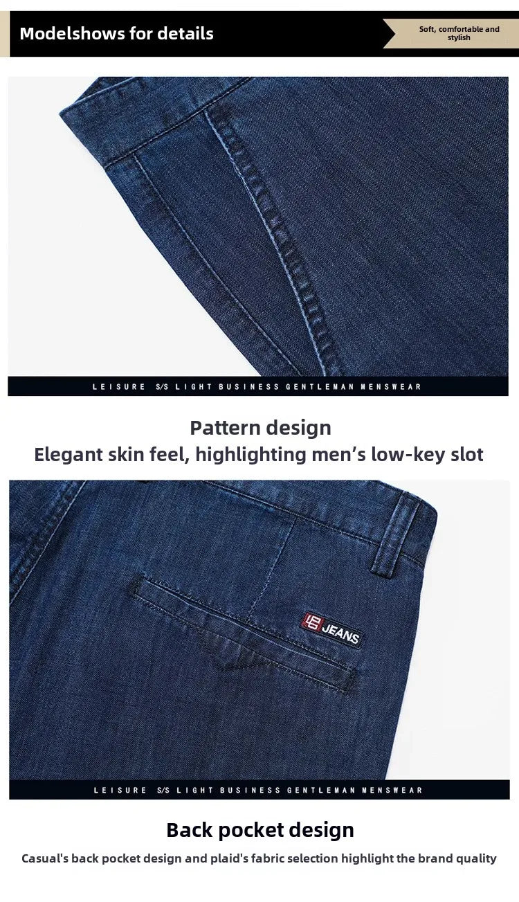 "Denim Estivo" – High-Waist Denim Trousers By Enzo Bellari®