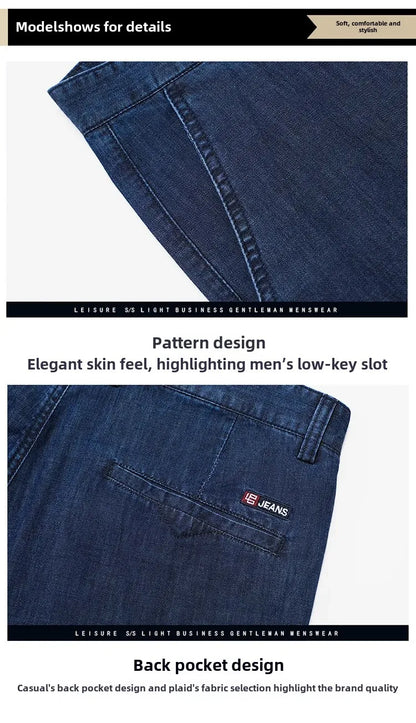 "Denim Estivo" – High-Waist Denim Trousers By Enzo Bellari®