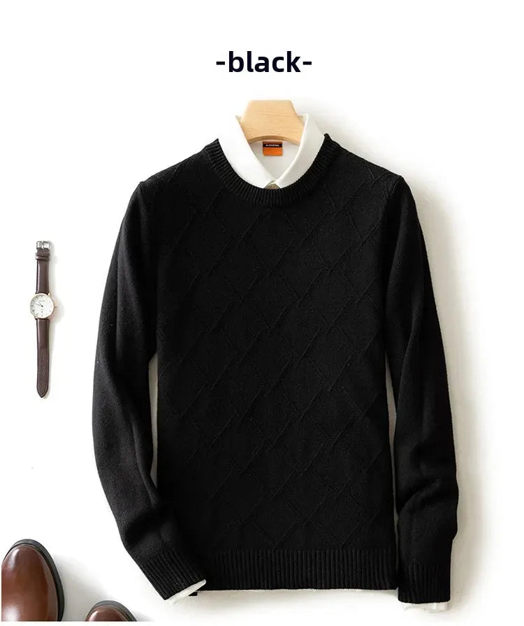 "Alma Bella" – Thickened Cashmere Sweater By Enzo Bellari®