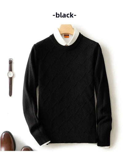 "Alma Bella" – Thickened Cashmere Sweater By Enzo Bellari®