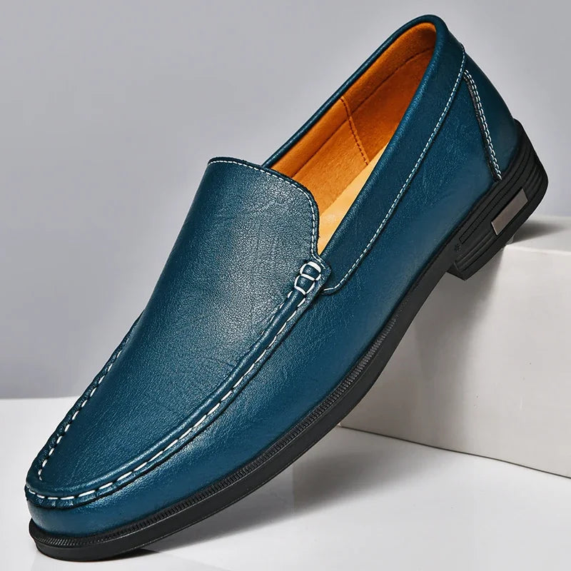"Scivolo Vero" – Leather Slip-on Loafers By Enzo Bellari®