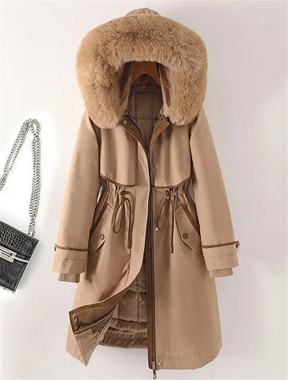 "Neve Elegante" – Fur Hooded Parka By Enzo Bellari®