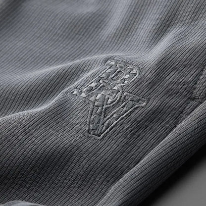 "Fior di Vento" – Embroidered Casual Pants By Enzo Bellari®