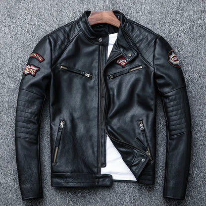 "Teschio Nero" – Skull Moto Jacket By Enzo Bellari®