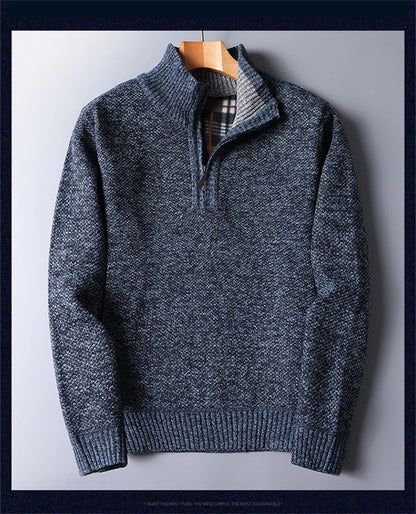 "Collo Alto" – Fleece Turtleneck Sweater By Enzo Bellari®