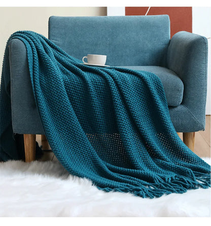 "Dolce Vita" – Nordic Knitted Sofa Blanket By Enzo Bellari®
