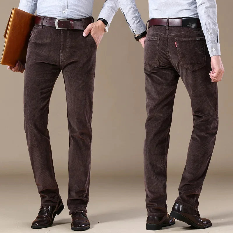 "Trama Rustica" – Corduroy Casual Pants By Enzo Bellari®