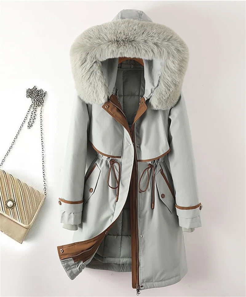 "Neve Elegante" – Fur Hooded Parka By Enzo Bellari®