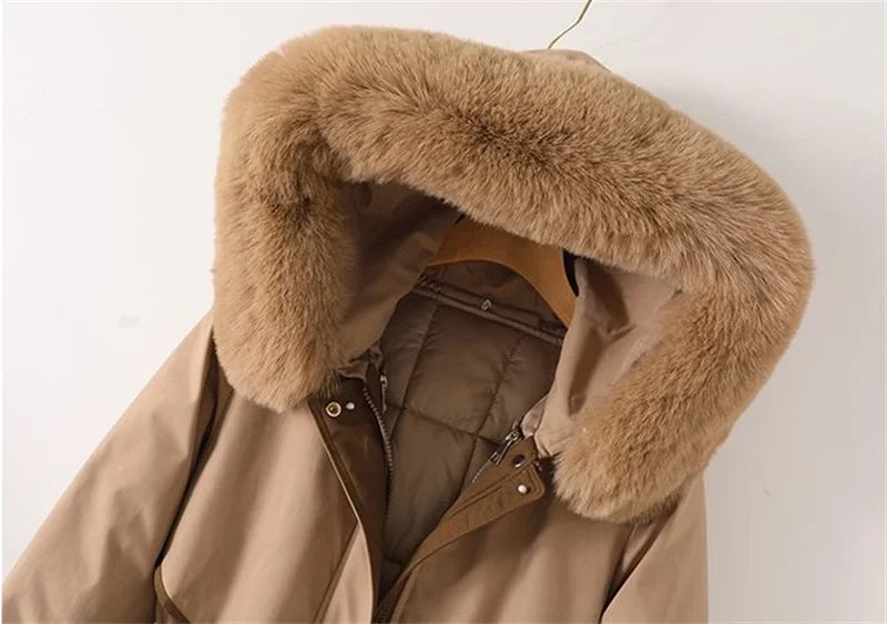 "Neve Elegante" – Fur Hooded Parka By Enzo Bellari®