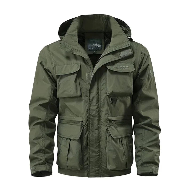 "Bello Sogno" – Casual Waterproof Cargo Jacket By Enzo Bellari®