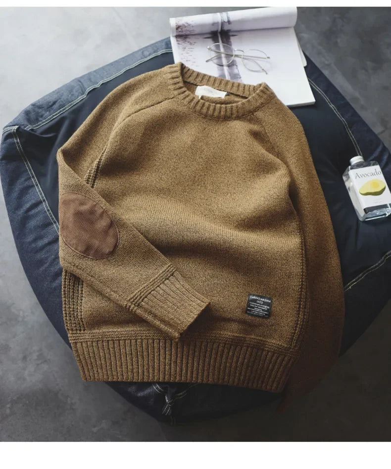 "Sole di Capri" – Thickened Knit Sweater By Enzo Bellari®