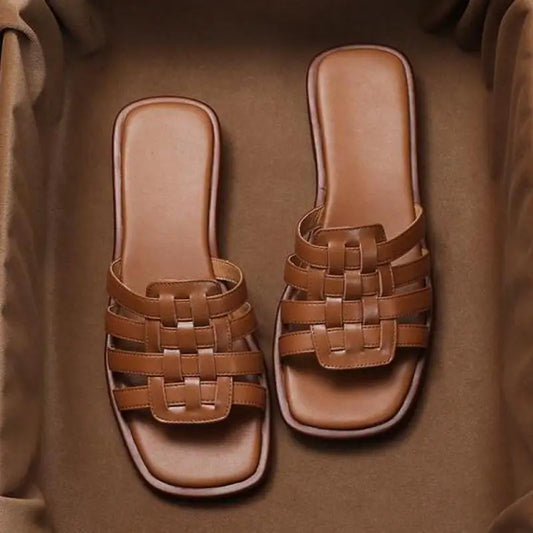 "Stile Romano" – Leather Roman Slippers By Enzo Bellari®