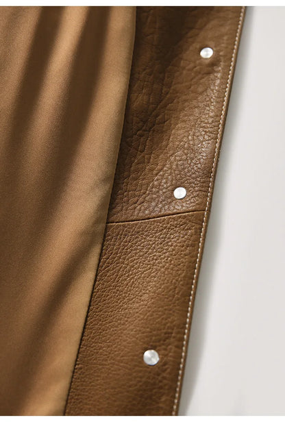 "Autunno Lucido" – Faux Leather Jacket By Enzo Bellari®