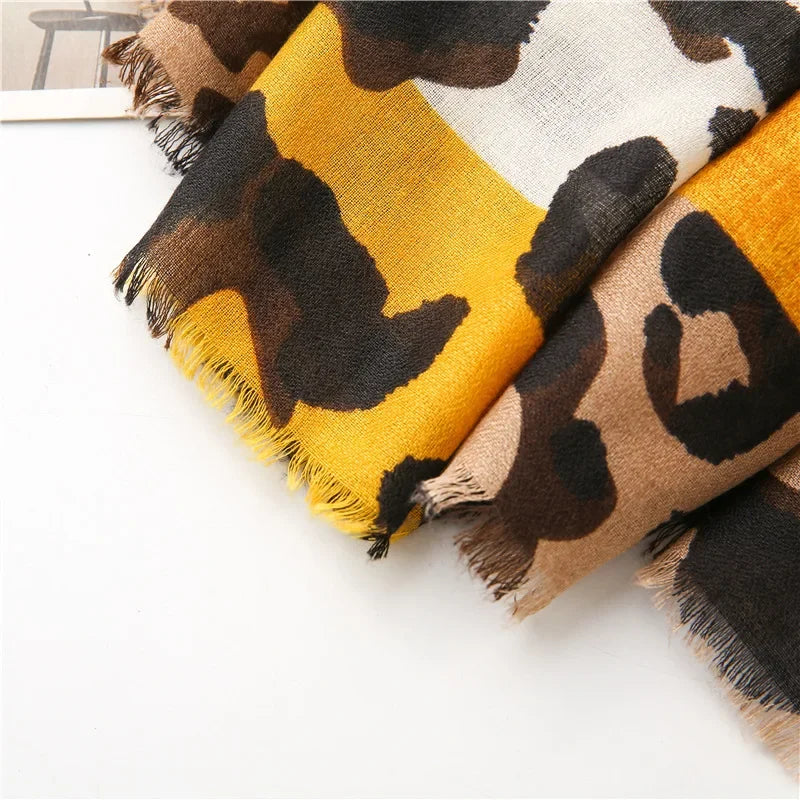 "Macchia Selvaggia" – Leopard Print Scarf By Enzo Bellari®