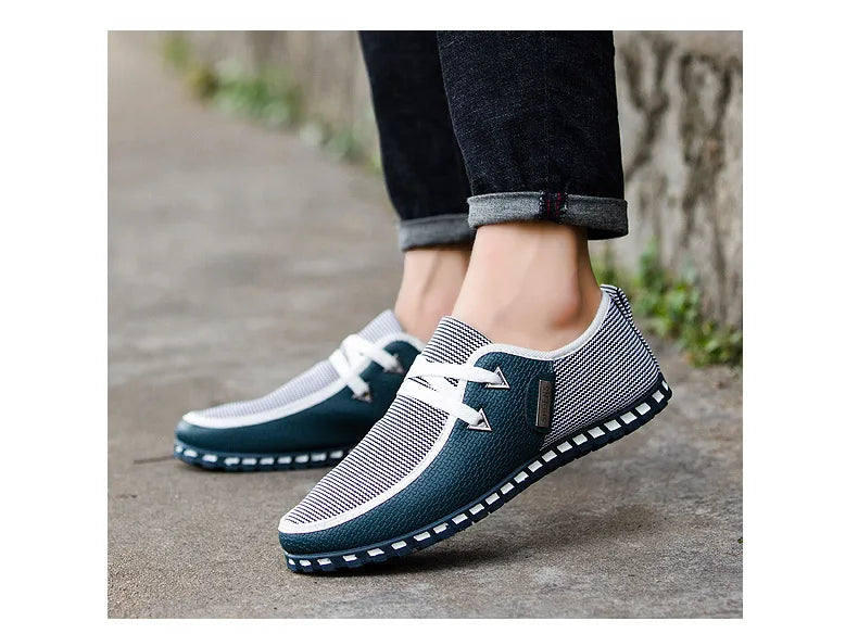 "Cielo Stellato" – Casual Leather Sneakers By Enzo Bellari®