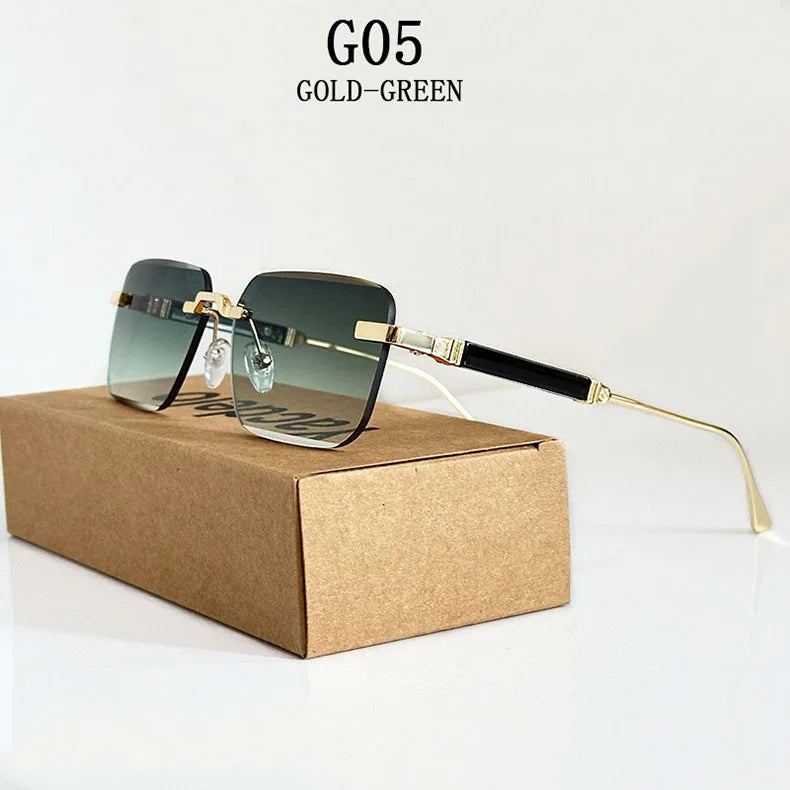 "Linea Invisibile" – Rimless Fashion Sunglasses By Enzo Bellari®