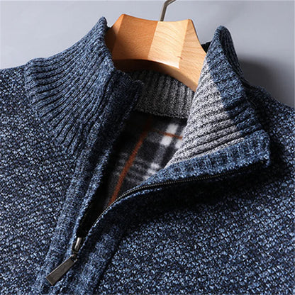 "Collo Alto" – Fleece Turtleneck Sweater By Enzo Bellari®