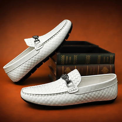 "Sole di Capri" – Genuine Leather Moccasin Loafers By Enzo Bellari®