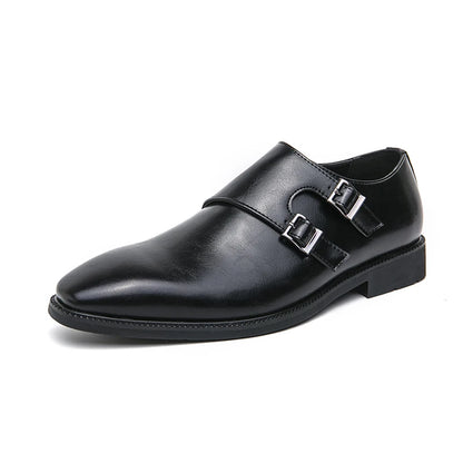 "Fior di Vento" – Classic Monk Leather ShoesBy Enzo Bellari®