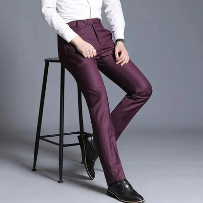 "Linea Snella" – No-Iron Work Trousers By Enzo Bellari®