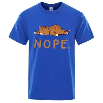 "Gatto Ribelle" – NOPE Cat T-shirt By Enzo Bellari®