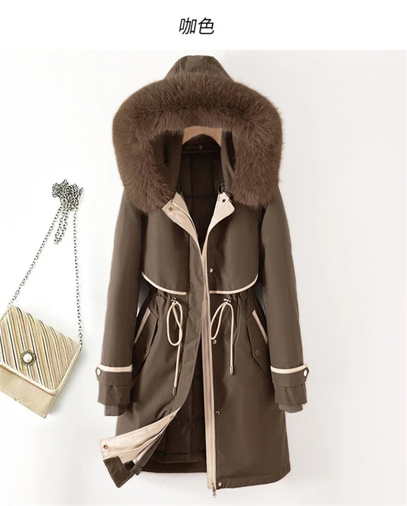 "Neve Elegante" – Fur Hooded Parka By Enzo Bellari®