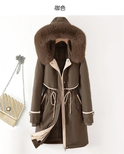 "Neve Elegante" – Fur Hooded Parka By Enzo Bellari®