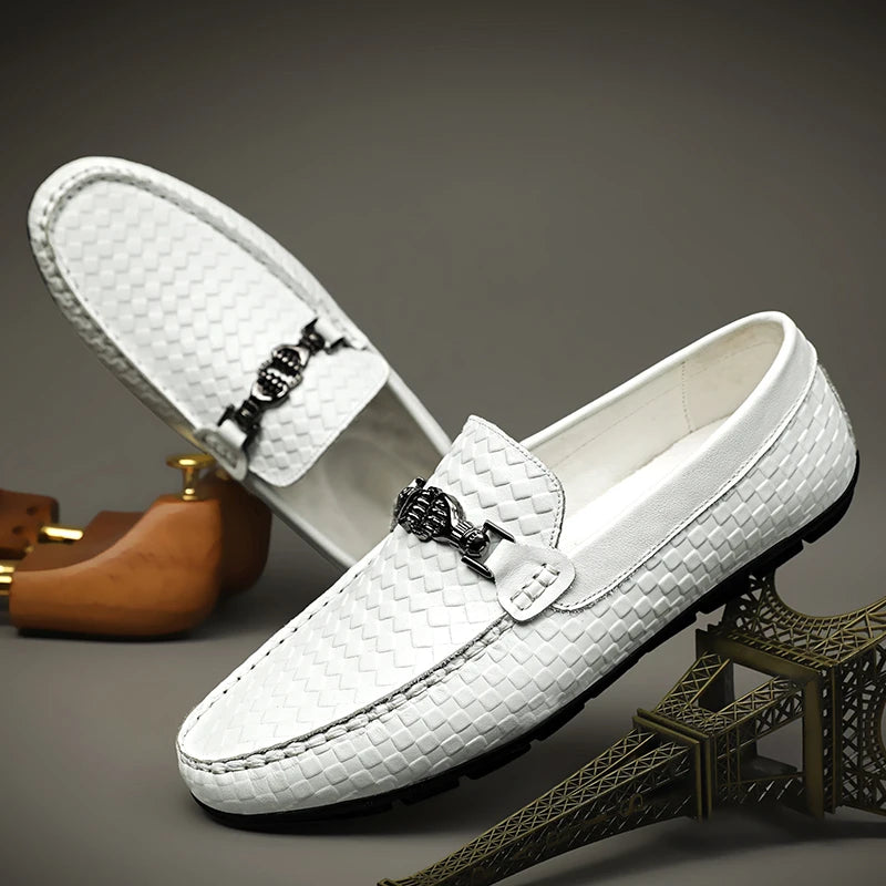 "Sole di Capri" – Genuine Leather Moccasin Loafers By Enzo Bellari®