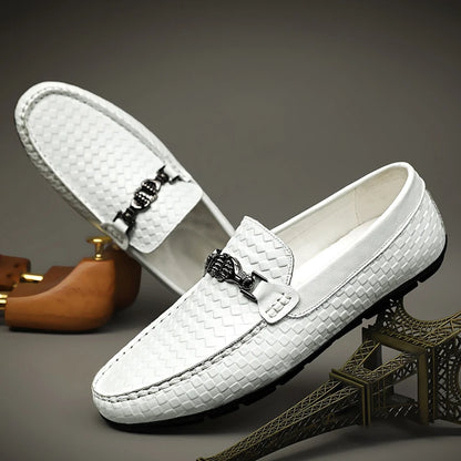 "Sole di Capri" – Genuine Leather Moccasin Loafers By Enzo Bellari®