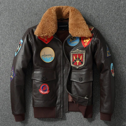 "Il Aviatore" – Air Force Leather Jacket By Enzo Bellari®