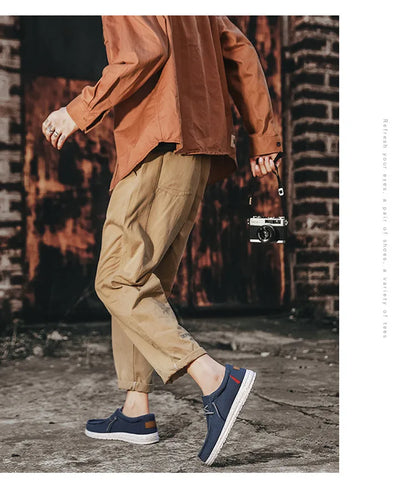 "Fior di Vento" – Plus Size Canvas Sneakers By Enzo Bellari®