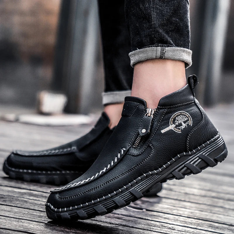 "Punto Alto" – Handmade High-Top Boots By Enzo Bellari®