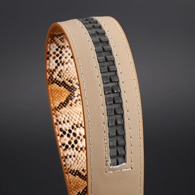 "Luce di Mare" – Snake Leather Automatic Belt By Enzo Bellari®
