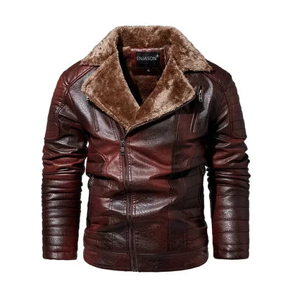 "Collare Regale" – Fur Leather Jacket By Enzo Bellari®