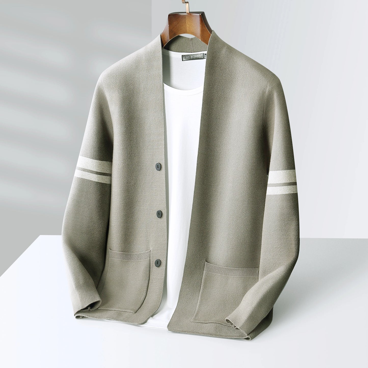 "Aria Serenata" – Merino Wool Knitted Coat By Enzo Bellari®