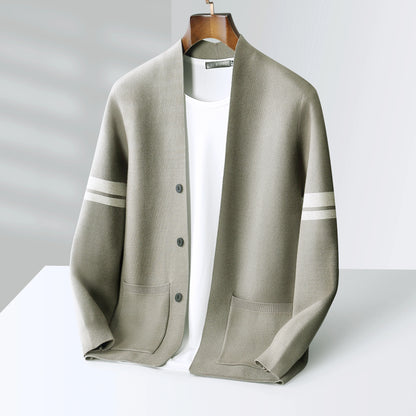"Aria Serenata" – Merino Wool Knitted Coat By Enzo Bellari®