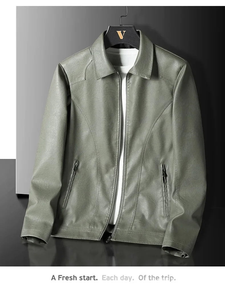 "Fior di Vento" – Large Size Fashion Leather Jacke By Enzo Bellari®t