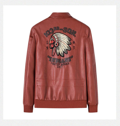 "Cuore Ribelle" – Leather Moto Jacket By Enzo Bellari®