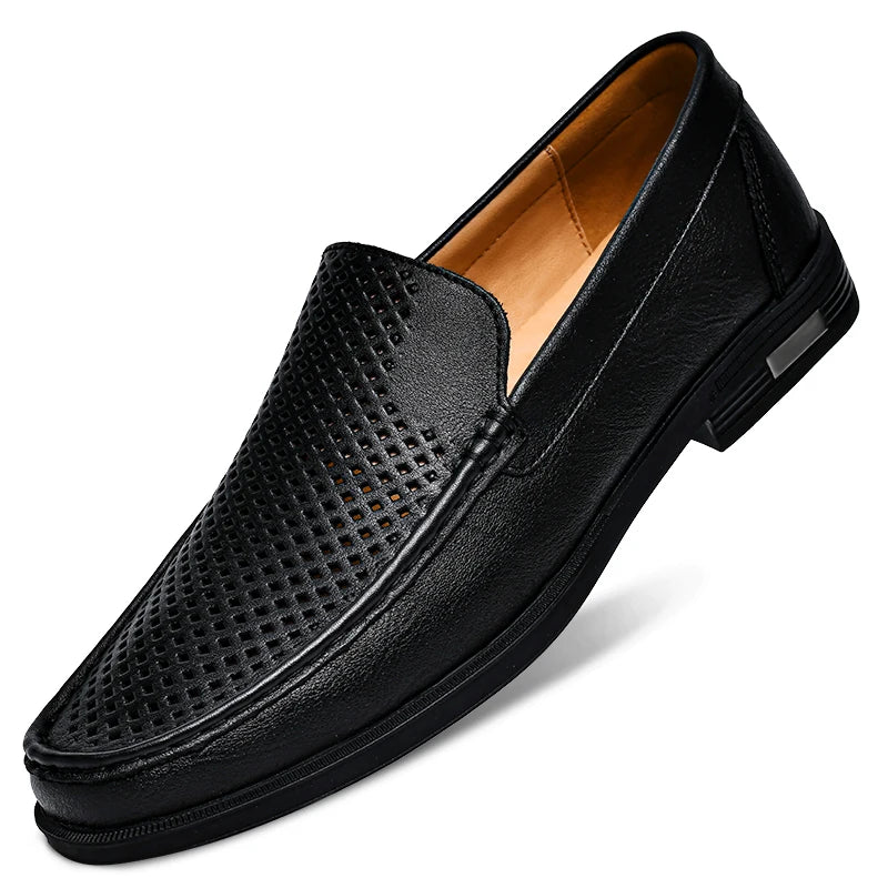 "Scivolo Vero" – Leather Slip-on Loafers By Enzo Bellari®