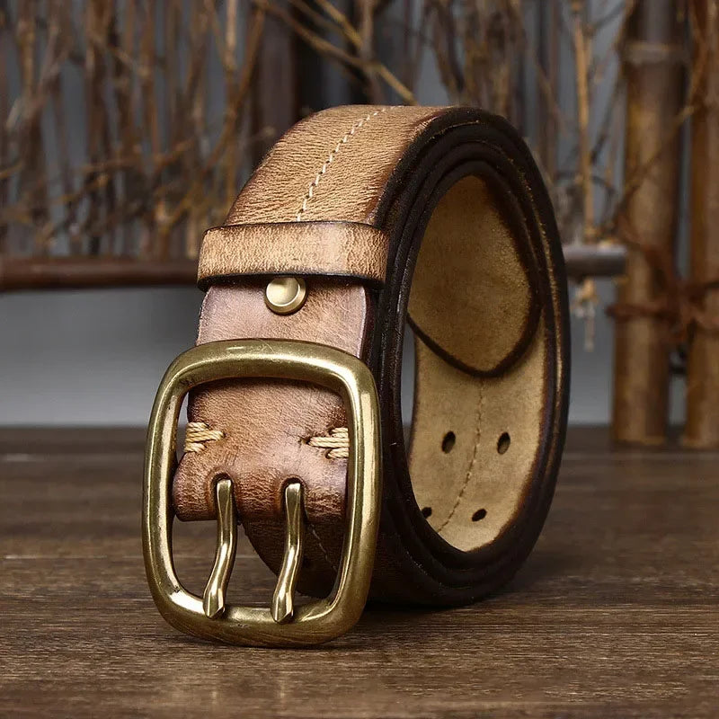 "Cintura Viva" – Cowskin Leather Belt By Enzo Bellari®